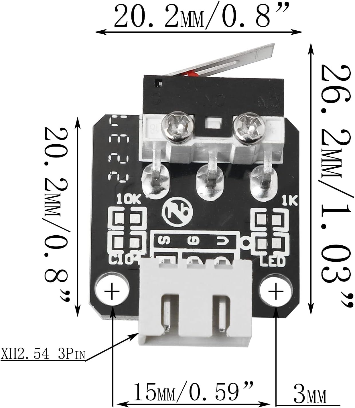 Creality Printer Ender 3 - Chave de Fim de Curso (End