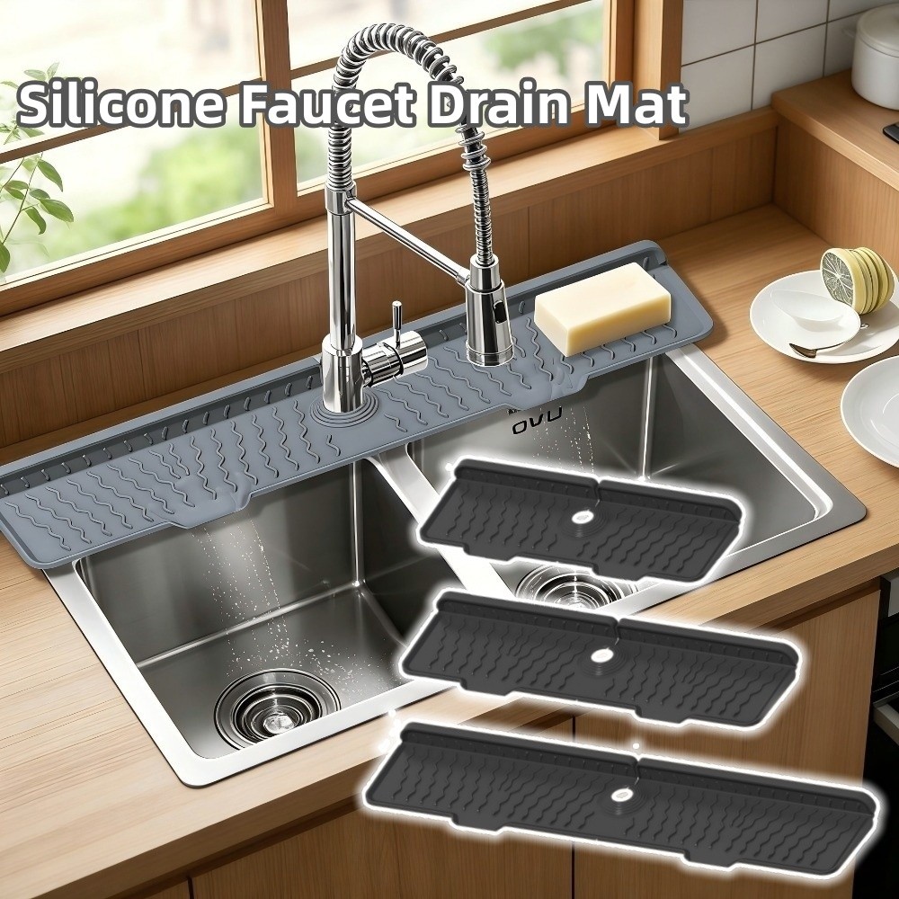 Silicone Tap Washer - Novo Tapete de Silicone Antiderrapante para