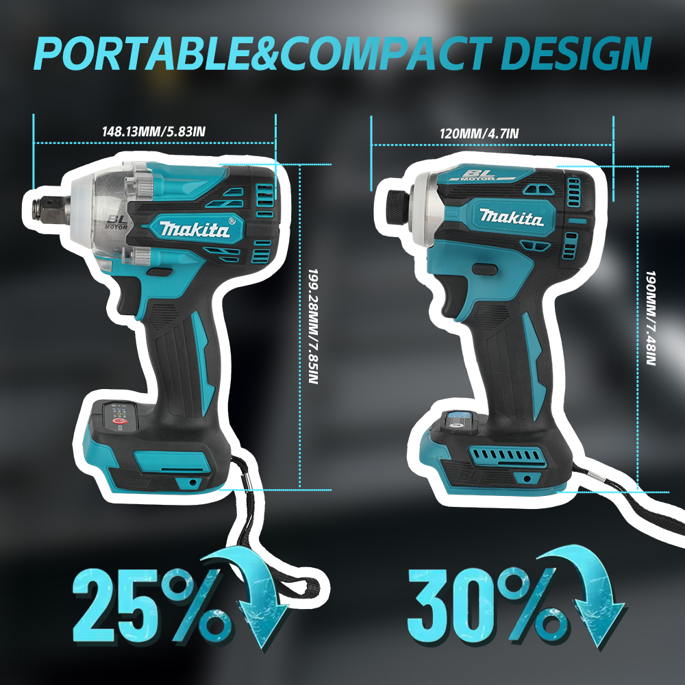 Makita Drill Dtw300 - Chave de Impacto Elétrica Recarregável Makita