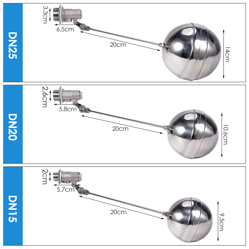 Válvula de Boia Ajustável DN15 - Float Ball Valve avaliação e preço