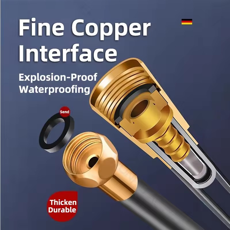 1.5/2m tubo de chuveiro de sil - Silicone Tap Washer avaliação e preço