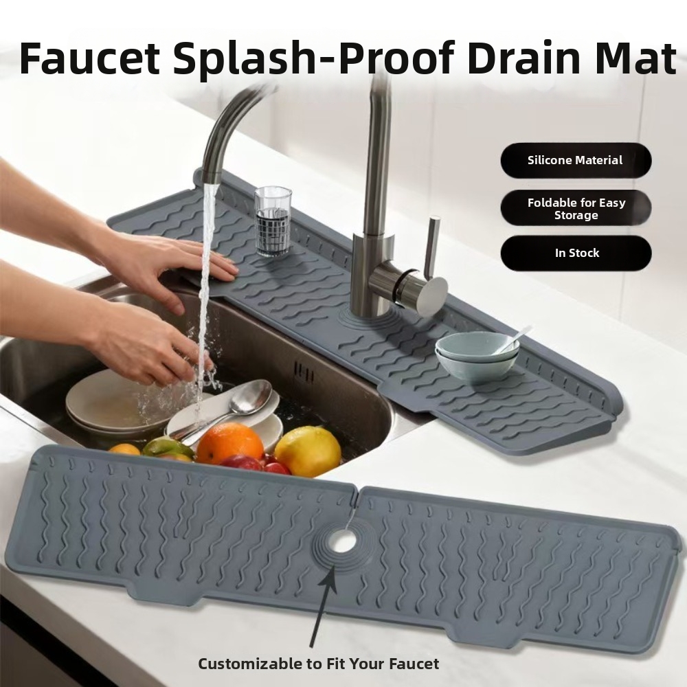 Novo Tapete de Silicone Antide - Silicone Tap Washer avaliação e preço