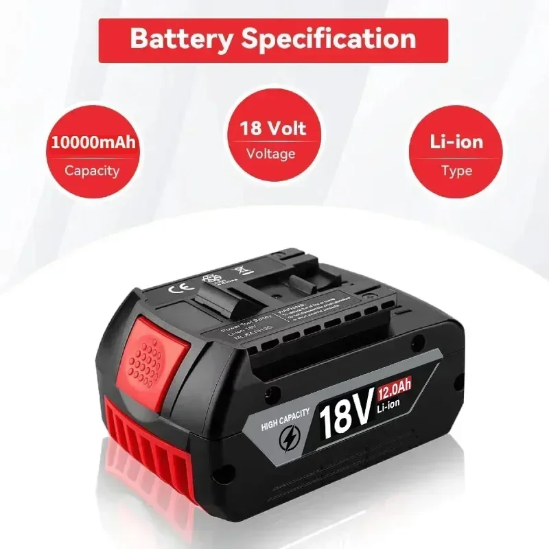 Bateria original de 18v, 8,0/1 - Bosch Drill Gsb 18V avaliação e preço