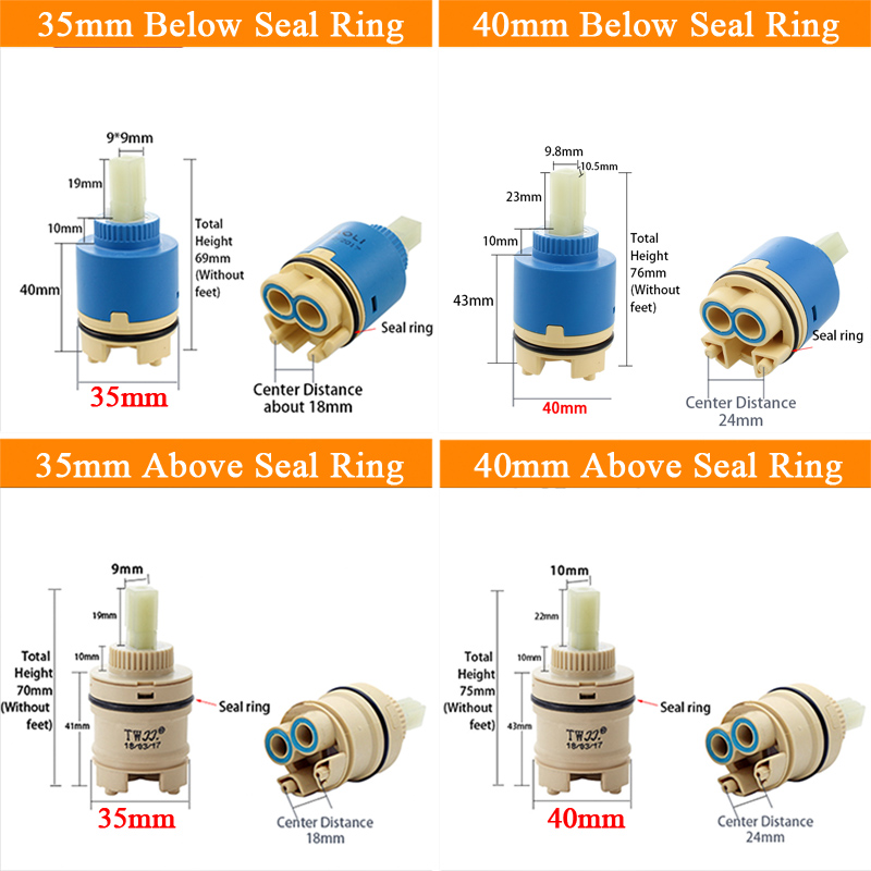 Válvula Misturadora de Torneir - Shower Valve Cartridge avaliação e preço