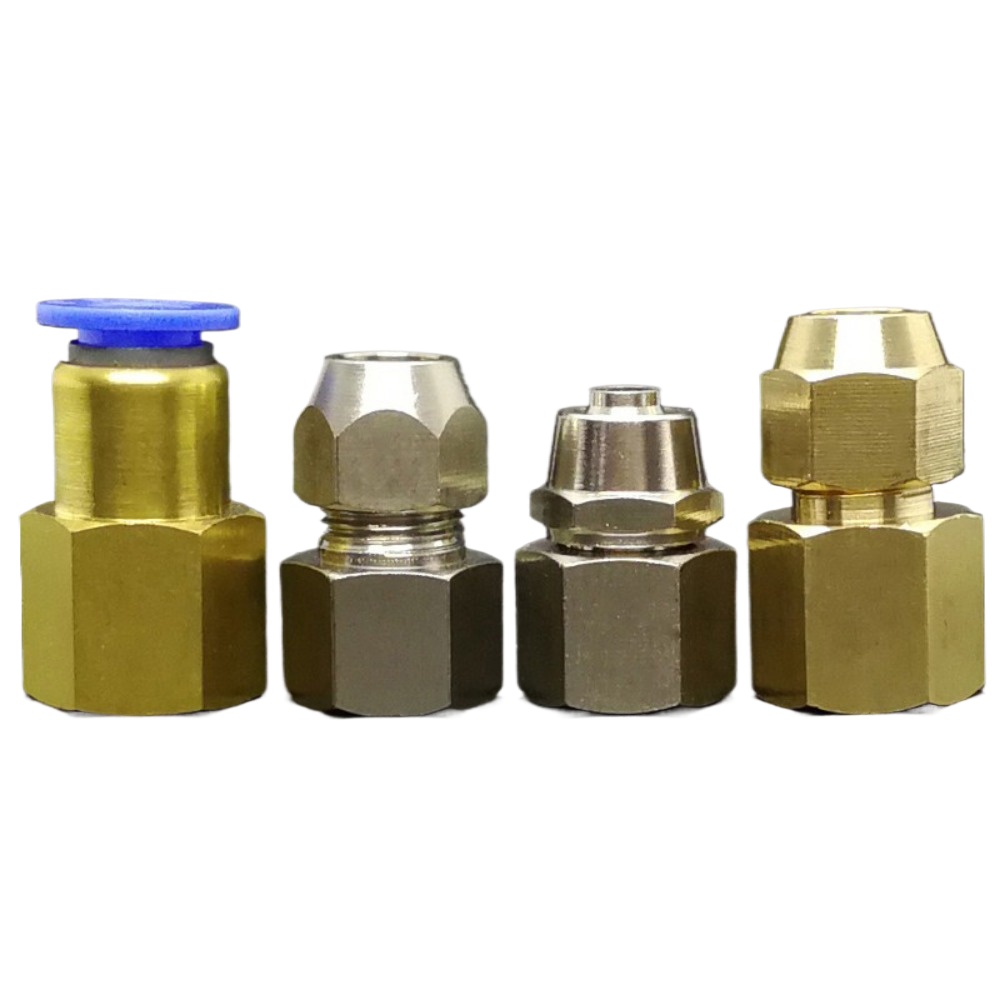 M10/12/14/16/18/20 Métrica Fem - Compression Fitting Brass avaliação e preço
