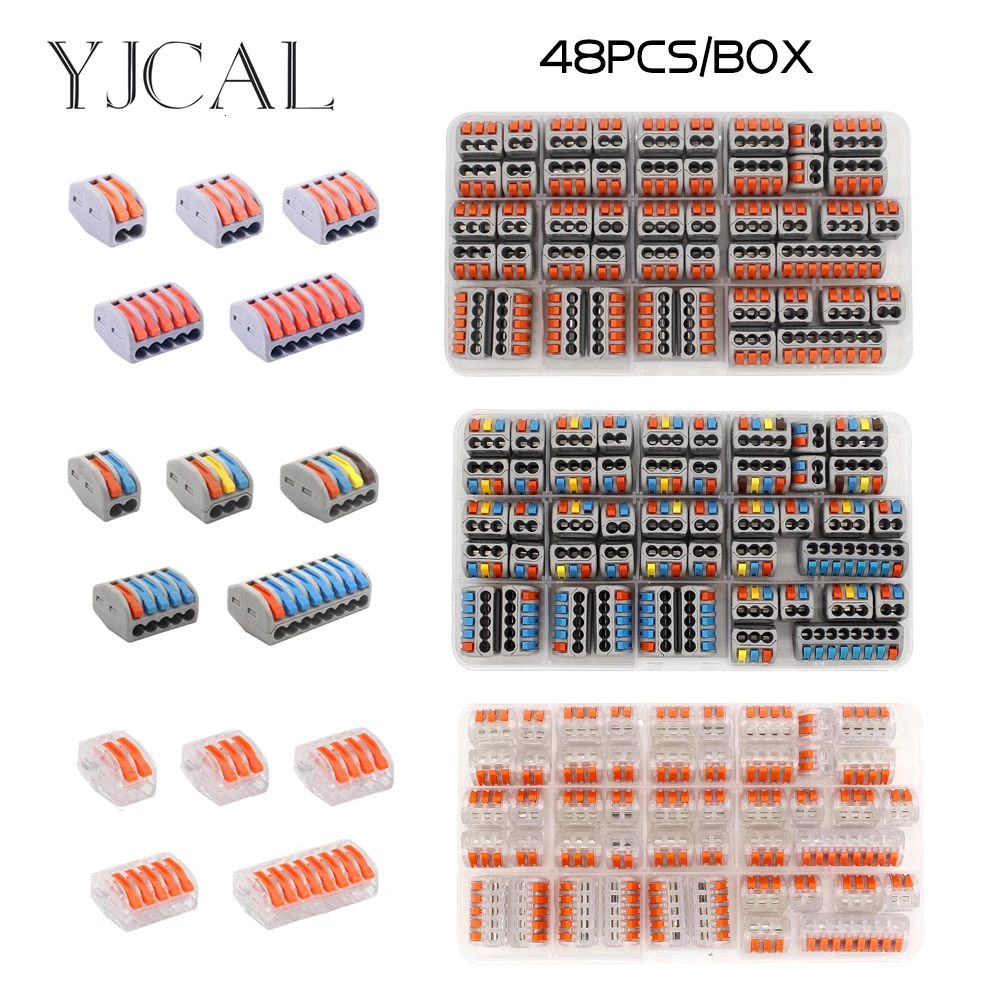 30/48 peças conector de fiação - Push Fit Connector avaliação e preço