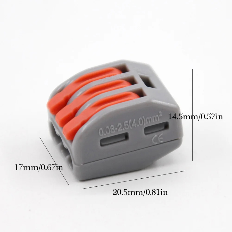 30/48 peças conector de fiação - Push Fit Connector avaliação e preço